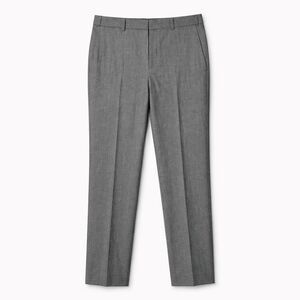 Theory Testa Wool Trousers Gray | Size 8 | Tailored Work Pants
